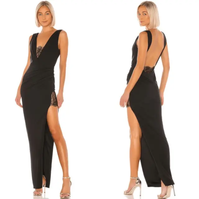 NEW Katie May x Noel and Jean The Unexpected Gown Black Medium