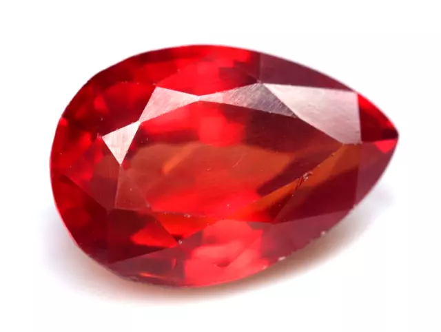 9.80 CT Certified Mandarin Fanta Orange Spessartite Garnet Pear Cut Gemstone