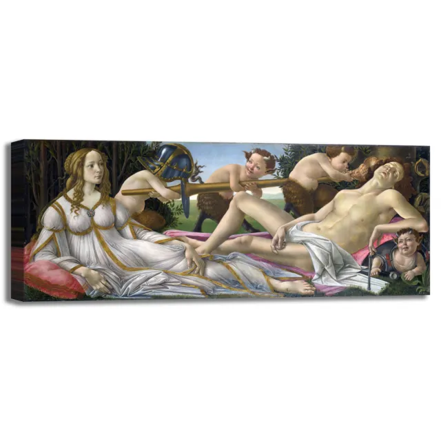 Botticelli Venere e Marte design quadro stampa tela dipinto telaio arredo casa