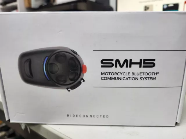 Sena SMH5 B/T Headset & Intercom Scooters & M/C with Universal Mic Kit SMH5-10