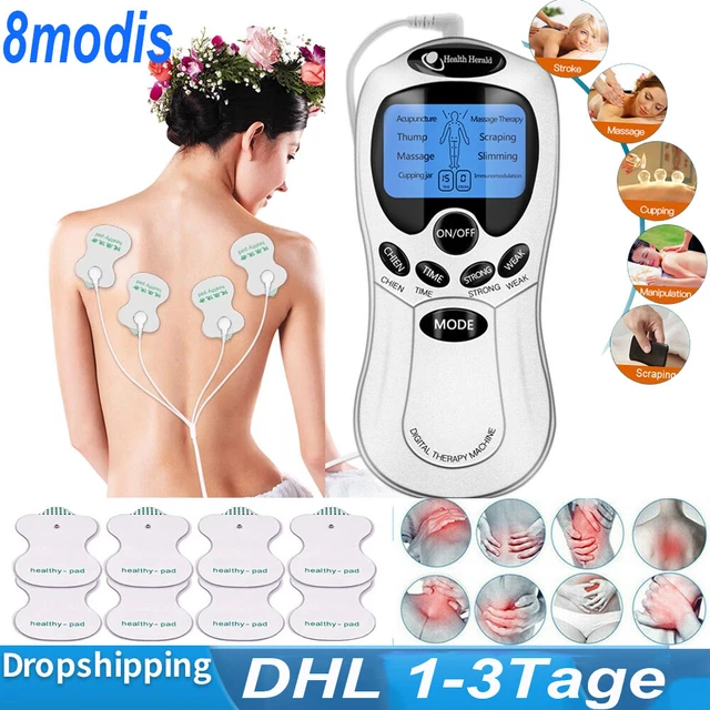 PROFI TENS EMS Massagegerät Shiatsu Nacken Rücken Elektrische Massage ...