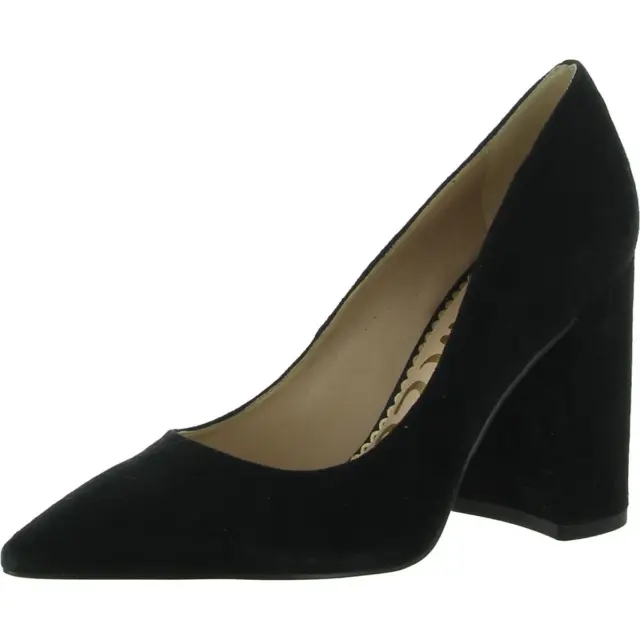 Sam Edelman Womens Black Pointed Toe Pumps Shoes 6 Medium (B,M) BHFO 7684
