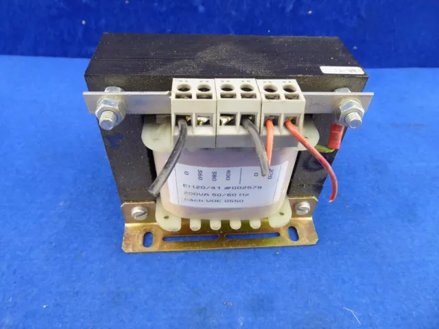 Transformator ISOLTRA EI120/41 Trafo Pri. 0-400V, Sek. 0-230V