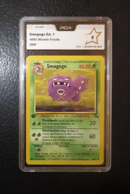 Carte Pokemon Smogogo 45/62 Edition 1 - Fossile - Pca 8 - Wizards