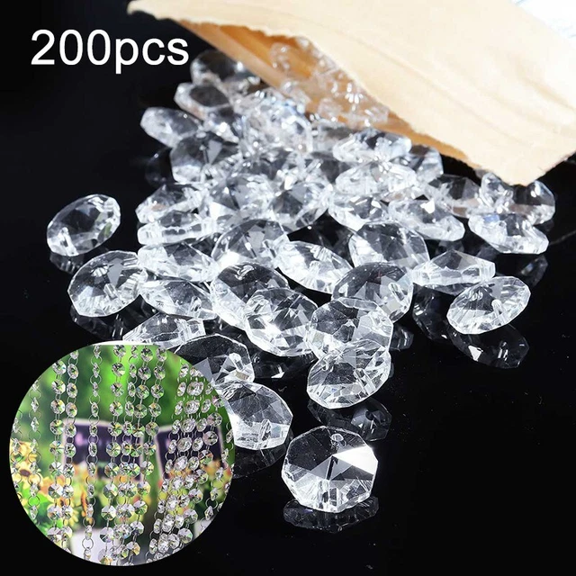 Ciondolo Albergo Ingresso 14mm Sfera Lampadario Trasparente Arredamento Home