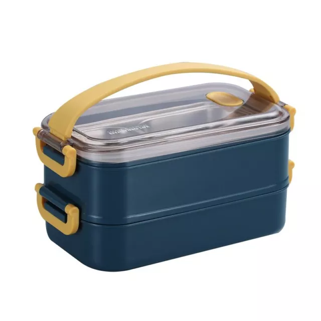 Lunch Box SUS 304 Thermal Bento Boxs Single/Double Layer Students Worker Home