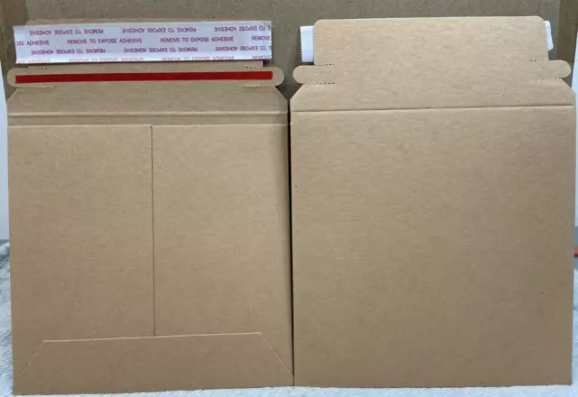Stay Flat Photo Document Mailers, Cardboard Envelope Shield Mailer 6 x 6" 200pcs