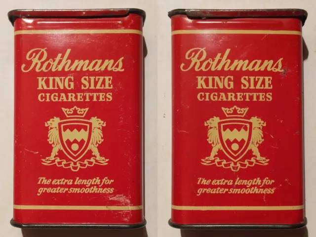 Boite vide cigarettes ‘Rothmans’ / South Africa / WW2 / Cigarette-case / Rare