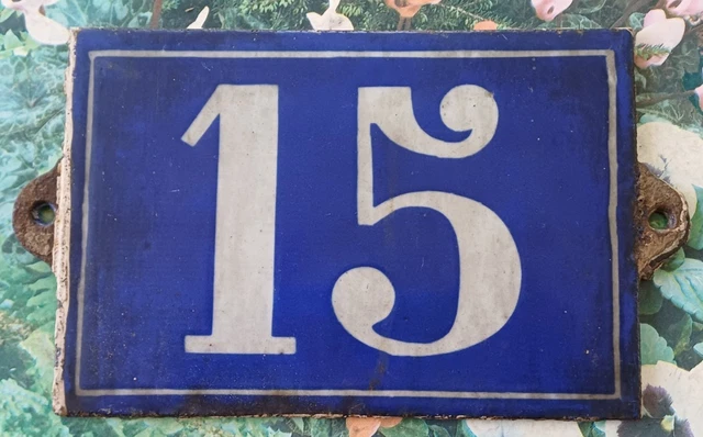 PLAQUE EMAILLEE NUMÉRO 20 De Rue EUR 12,00 - FR