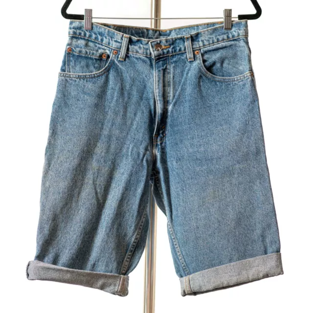 Levi's Denim Jean Short Cut Off Upcycled Men's 34