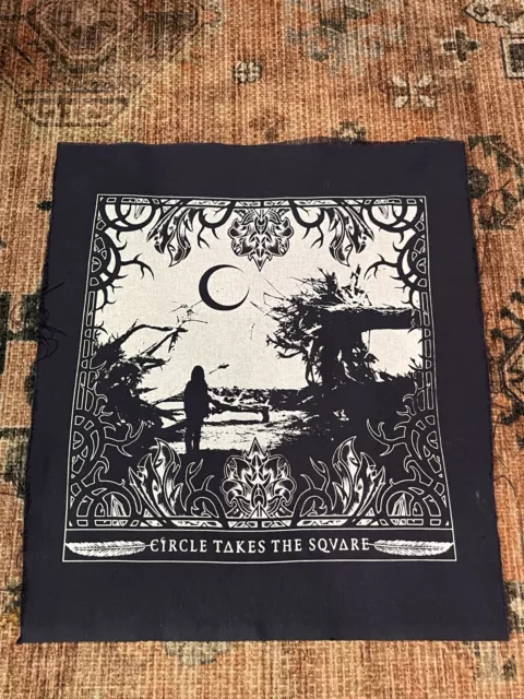 Circle Takes The Square Large Screened Patch Screamo, Saetia, Orchid