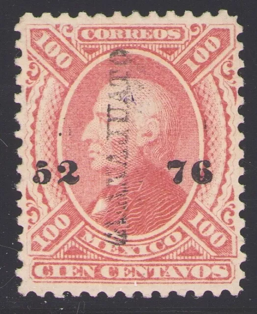 fv65 Mexico #116 100ctv V Laid PS Wmk Guanajuato 52-76 Mint NG est