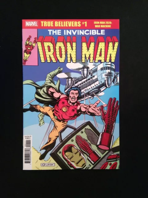 True Believers Iron Man 2020 War Machine #1  MARVEL Comics 2020 VF/NM