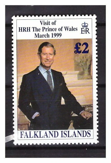 S23136) Falkland Isl. 1999 MNH Charles Visit 1v