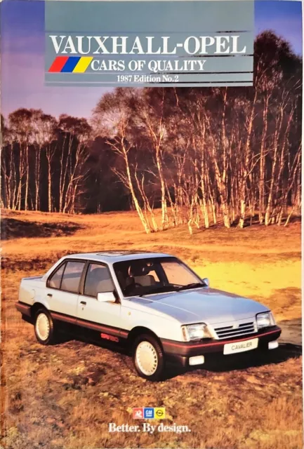 Vauxhall-Opel "Cars of Quality" Range Catalogue brochure 1987 V6253