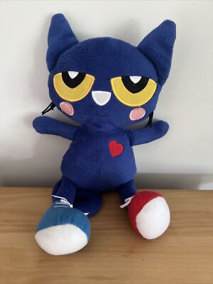 blue cat stuffed animal