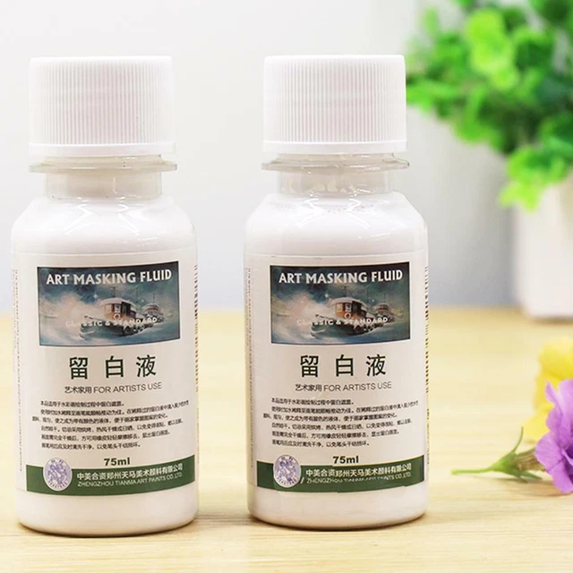 Artists Art Masking Fluid For Watercolour Painting Drawing / - 18/75 Gum AU W0C8