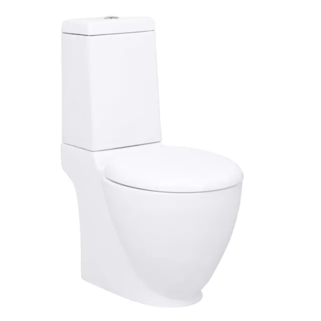 Bodenstehend Keramik Toilette Weiß Spar Wasser SoftClose WC Spühlkasten