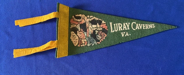 Vintage Luray Caverns Virginia Pennant