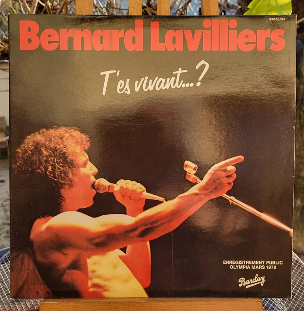 Rare Double LP 33T Bernard Lavilliers  T'es Vivant...? Olympia 1978 Médias Neufs