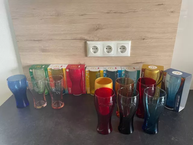 Coca Cola Mc Donald's Glas Sammlung versch. Jahrgänge 2018 2019 2020