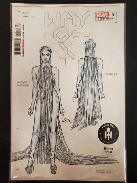 Way of X #3 1:50 Dauterman Design Variant VF/NM Marvel Comics Book