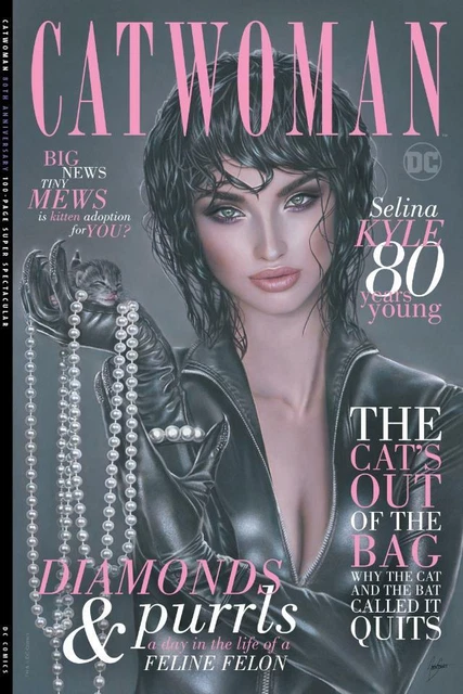 CATWOMAN 80th ANNIVERSARY 1 NATALI SANDERS EXCLUSIVE MAGAZINE VARIANT VERY HOT!