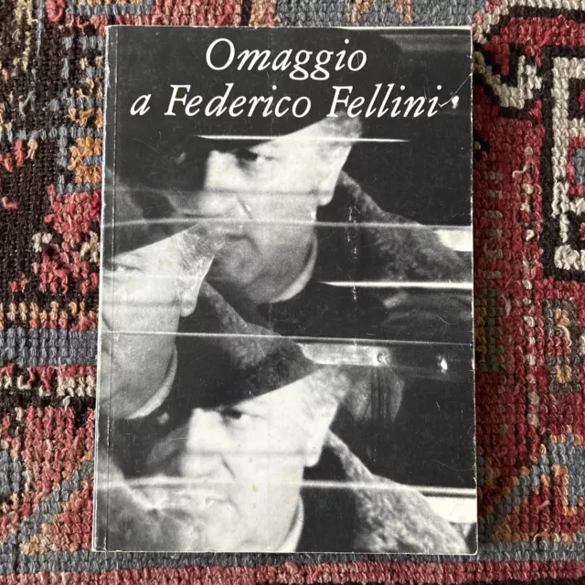 Omaggio A Federico Fellini 1993 Italian Edition Paperback Book Art Film