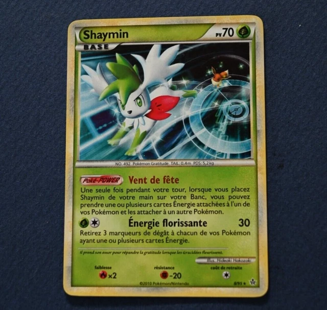 Carte Pokémon Shaymin 8/95  HOLO RARE H&S Déchaînement (2010)