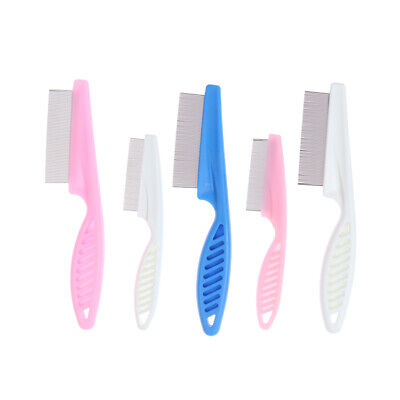 Flea Comb For Cats Dogs Pet Stainless Steel Comfort Flea Hair Grooming To~gu 3