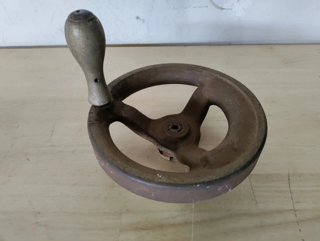 Heavy Duty Metal 6 1/2" Handwheel Crank Handle Lathe Machinist Milling Machine