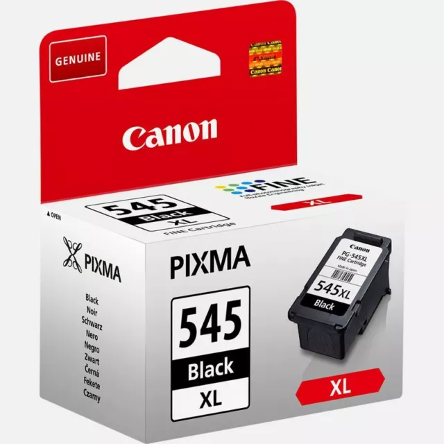 Canon Pg-545Xl Originale Per Canon 8286B001 Pixma Mg2450 Mg2550 Ip2850 Mg 2950