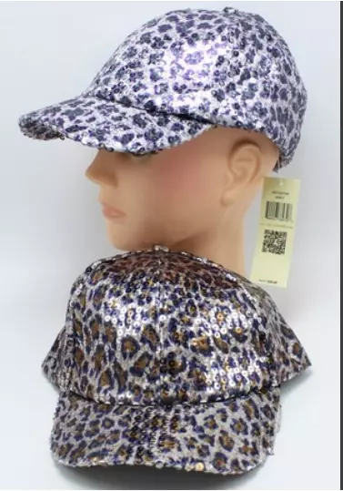 Collection XIIX New Women's Sequin Baseball Caps - Bronze or Silver!