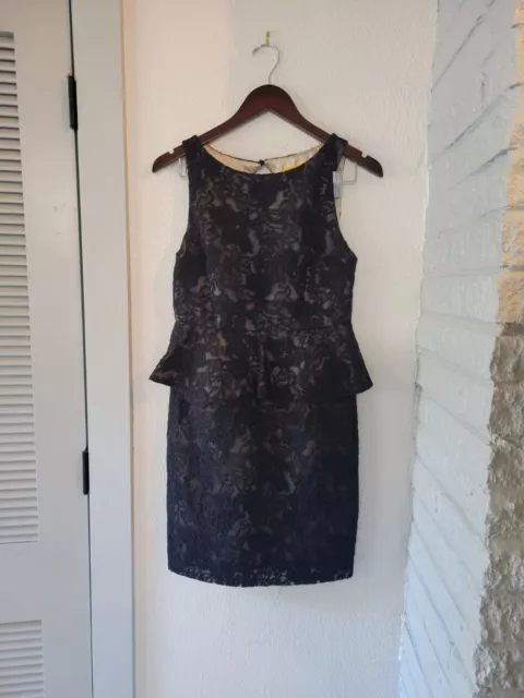 Alice+Olivia Josephine Peplum Lace Dress Size 4