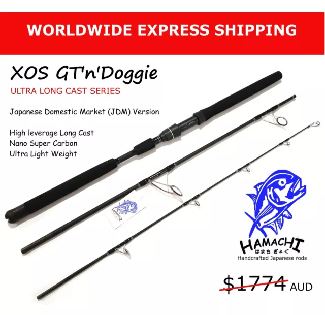 2018 HAMACHI 9'6 XOS GT'n'Doggie Ultra Cast 20 - 40lb Japanese spin fishing rod