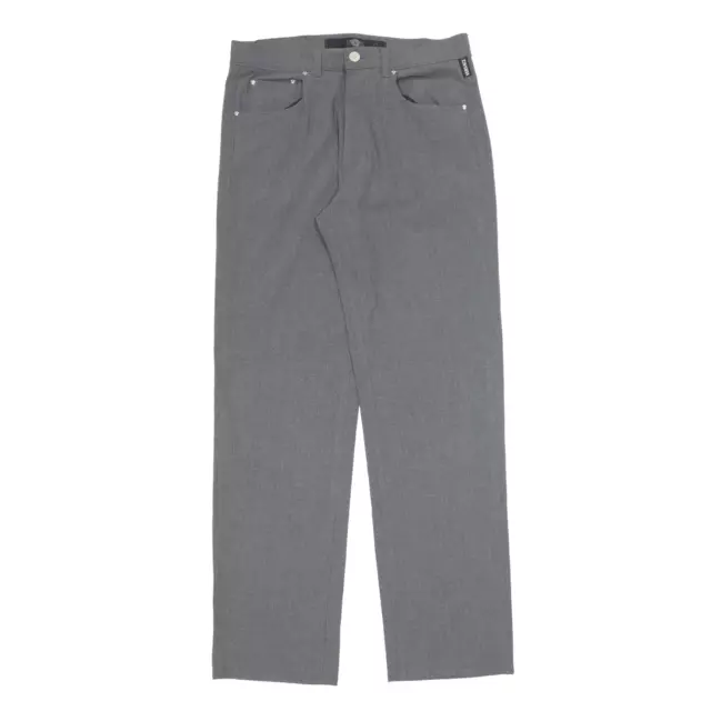 Pantaloni VERSACE grigi regolari dritti donna W32 L32