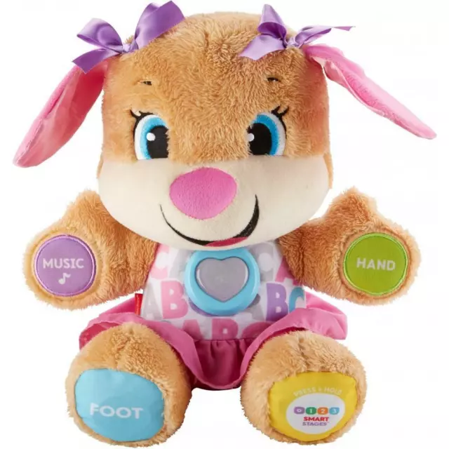 Fisher-Price Laugh & Learn Smart Stages Sis Flush Doll with 75+ Songs & Sounds