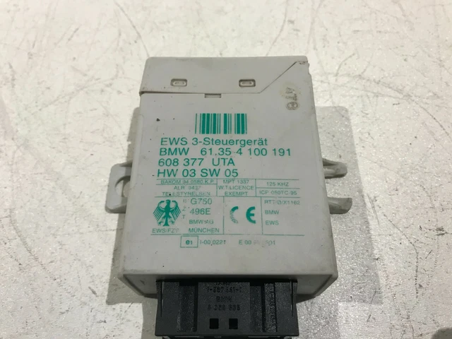 Qa202609 1999-2001 Bmw 740Il Theft Locking Ignition Immobilizer 61354100191 Oem
