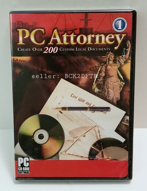 🔥 PC ATTORNEY PC CD-ROM Software Win 98 & Higher XP Compatible COSMI 2007 NEW