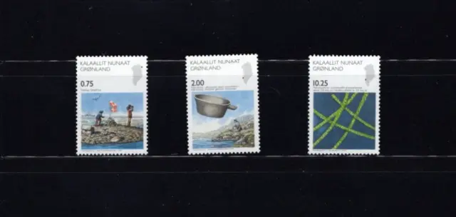 Greenland 502-04 Science 2007 VF Mint NH MNH Complete Set A9SC