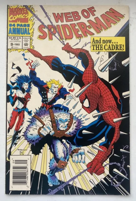 WEB OF SPIDER-MAN Annual #9 (1993-06) Vol 1 MARVEL The Cadre Cloak Dagger