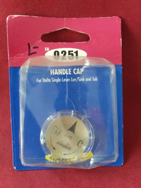 SH0251 Brass Craft  HANDLE CAP FOR DELTA SINGLE LEVER LAV SINK/TUB