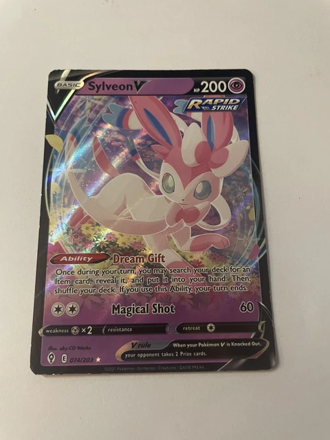 Pokémon TCG Sylveon V Evolving Skies 074/203 Holo Ultra Rare