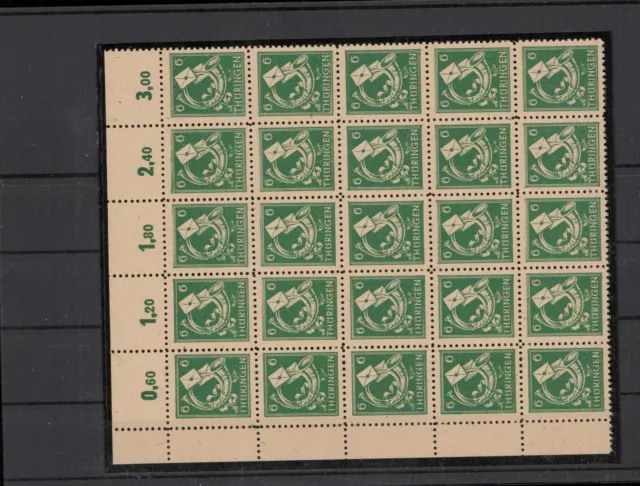 SBZ 1945 Nr 95AYd z2 postfrisch (210096)