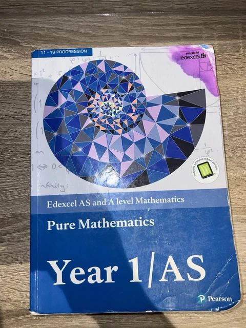 EDEXCEL YEAR 1/As and A Level Pure Mathematics £19.74 - PicClick UK