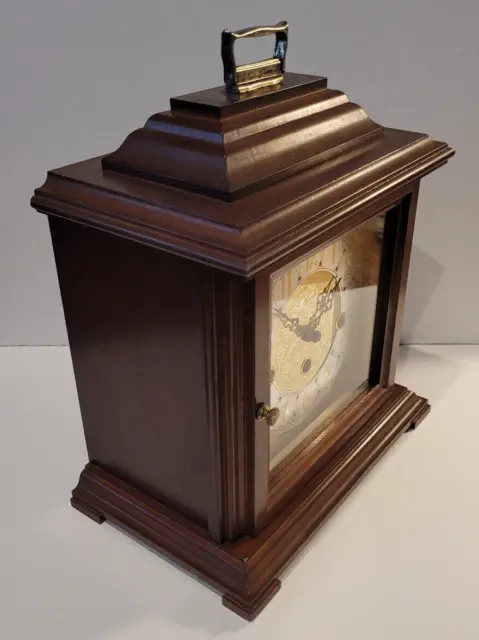 Vintage c1980’s German “Hermle” Westminster Chiming Bracket/Shelf Clock 340-020A 2