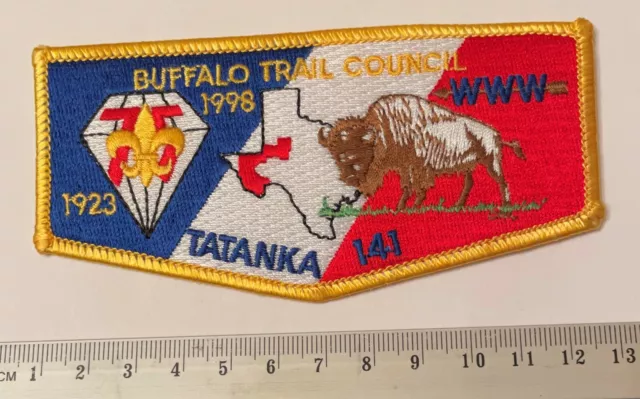 OA Lodge 141 Tatanka S51 1998 75th Buffalo Trail Council Texas Boy Scouts BSA