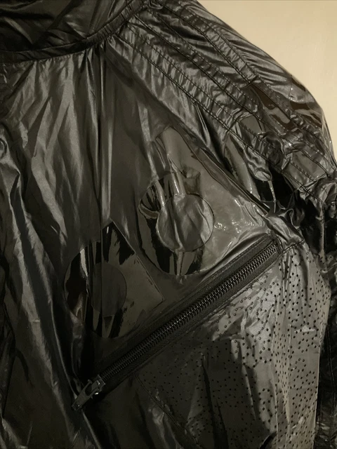 Adidas Celebrate Originality Mens Lightweight Jacket Wet Look Black Size S 3