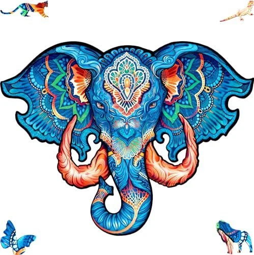 Original Wooden Jigsaw Puzzles - Eternal Elephant, 700 pcs, Royal Size