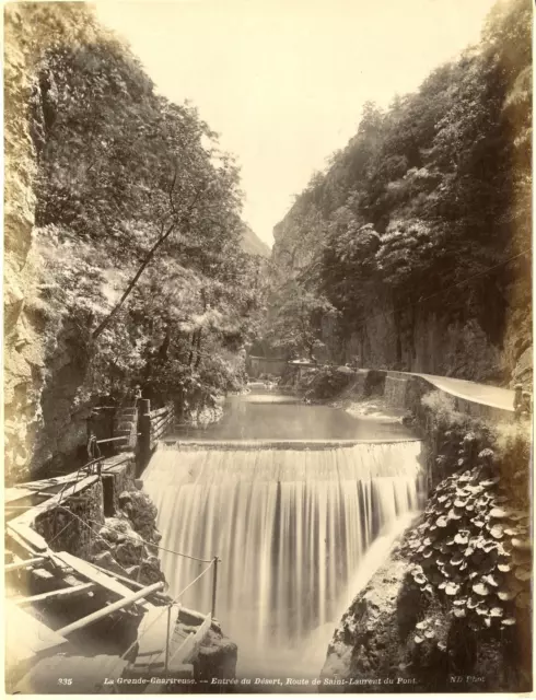 ND. Phot. France, Grande Chartreuse, Route de Saint Laurent du Pont  Vintage alb